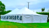 9m x 18m Modular Traditional Marquee with 560gsm PVC roof and sides