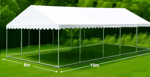 6x10m Commercial DIY Marquee Without Sides