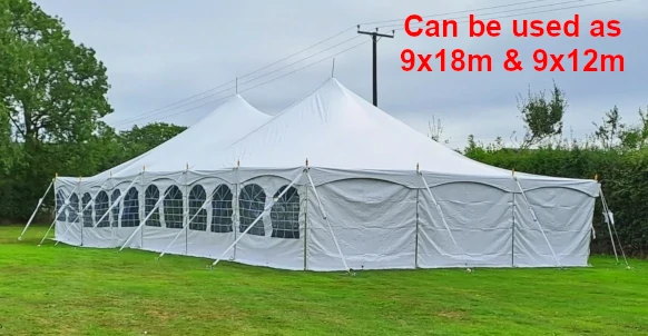 9x18m Deluxe Modular Traditional DIY Marquee