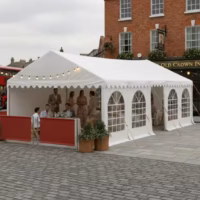 3x10m Professional 650gsm PVC Marquee with ground bars and roof braces