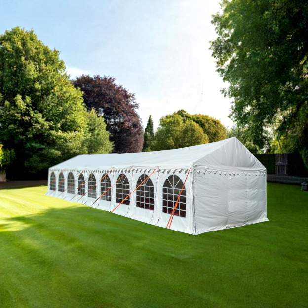 3m x 18m commercial marquee with durable PVC covers and anti corrosion steel frame
