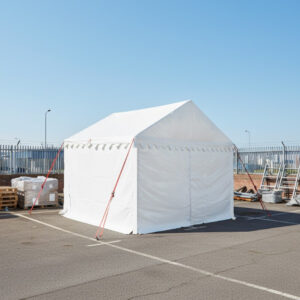 3m x 3m storage marquee with strong 42mm steel frame and white high quality PVC