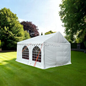 3x5m marquee in a garden for an event