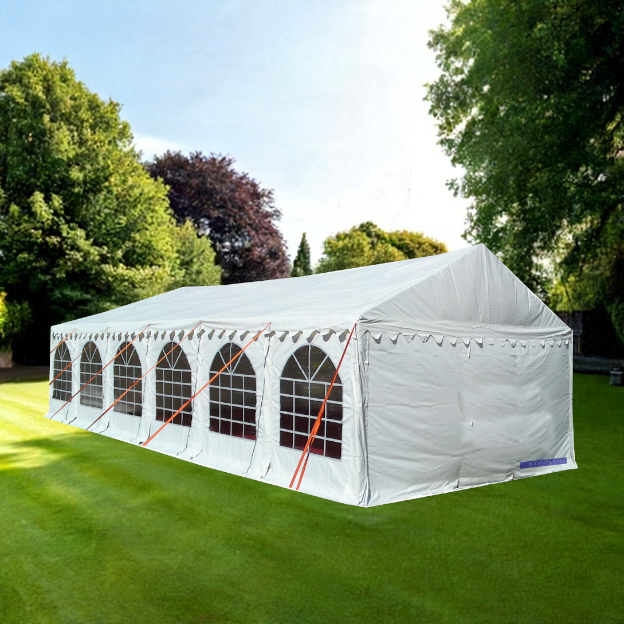 4m x 12m Classic Marquee, 500gsm PVC 1707N, Standard Plus 42mm Frame