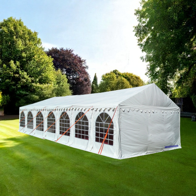 4m x 14m Classic Marquee, 500gsm PVC 1707N, Standard Plus 42mm Frame