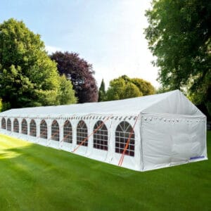 4m x 24m Classic Marquee, 500gsm PVC 1707N, Standard Plus 42mm Frame