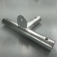 6m Wide Party Tent Part 11 - 3 way flat connector with tab 42mm steel