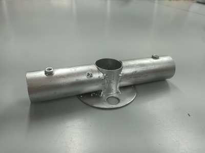 6m Classic Marquee Part 14 - Flush Foot Plate 42mm Steel