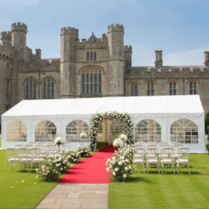 6m x 11m 500gsm PVC marquee with steel frame