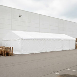 6m x 11m white storage marquee with strong steel frame and flame retardance PVC covers