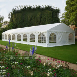 6m x 16m white pvc marquee with fire retardant waterproof covers and strong corrosion resistant steel frame