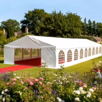6m x 18m Classic marquee with waterproof and fire retardant PVC covers