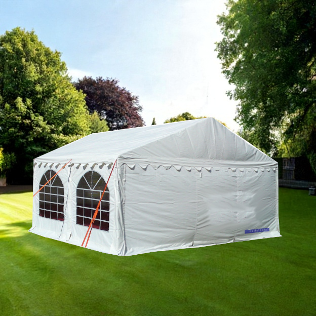 6m x 4m Classic Marquee, 500gsm PVC 1707N, Standard Plus 42mm Frame
