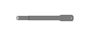 6m Professional Marquee Part 3 - 66cm Gable Extension Piece