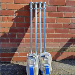 Marquee over straps - tie down your marquee with massive stakes and straps the go over the whole marquee