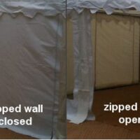 Replacement Marquee Zipped Wall 500gsm PVC 2m x 2m