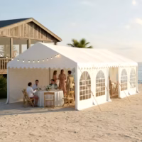 3x10m Professional 650gsm PVC Marquee with ground bars and roof braces
