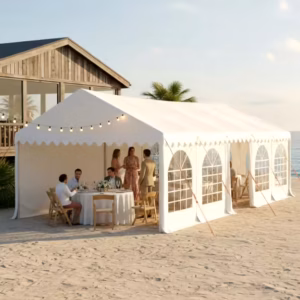 3x10m Professional 650gsm PVC Marquee with ground bars and roof braces