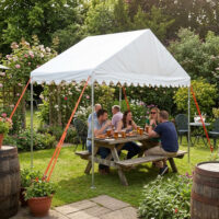 3x2m 500gsm PVC Roof Marquee No Sides