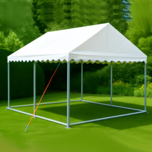 3m x 3m white roof only marquee without sides