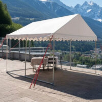 3x4m 500gsm PVC Roof Marquee No Sides