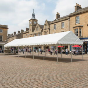 4m x 10m roof only PVC marquee without sides