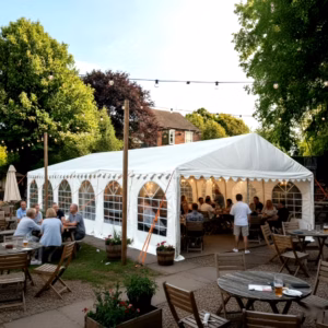6x12m Premium Heavy Duty PVC Marquee with 650gsm PVC covers and strong steel frame