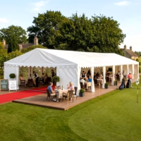 6x14m premium 650gsm PVC marquee with heavy duty steel frame