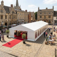 6x20m heavy duty 650gsm PVC Marquee