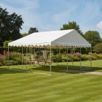 6x4m marquee without sides (roof only)