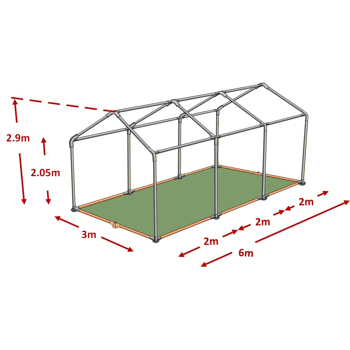 3x6m standard plus framework diagram