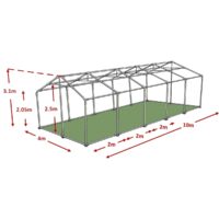 4x10m advanced marquee framework