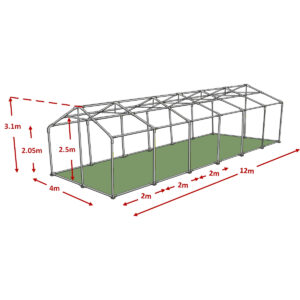 4x12m advanced marquee framework diagram