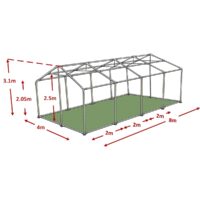4x8m advanced marquee framework diagram