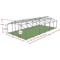 6x12m advanced marquee framework diagram