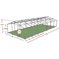 6x14m advanced marquee framework diagram
