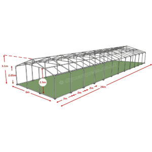 6x24m advanced marquee framework diagram