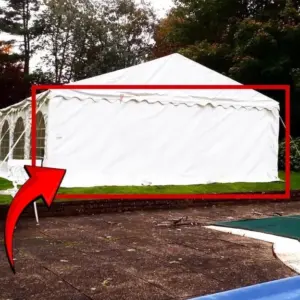 Replacement 6m marquee end wall