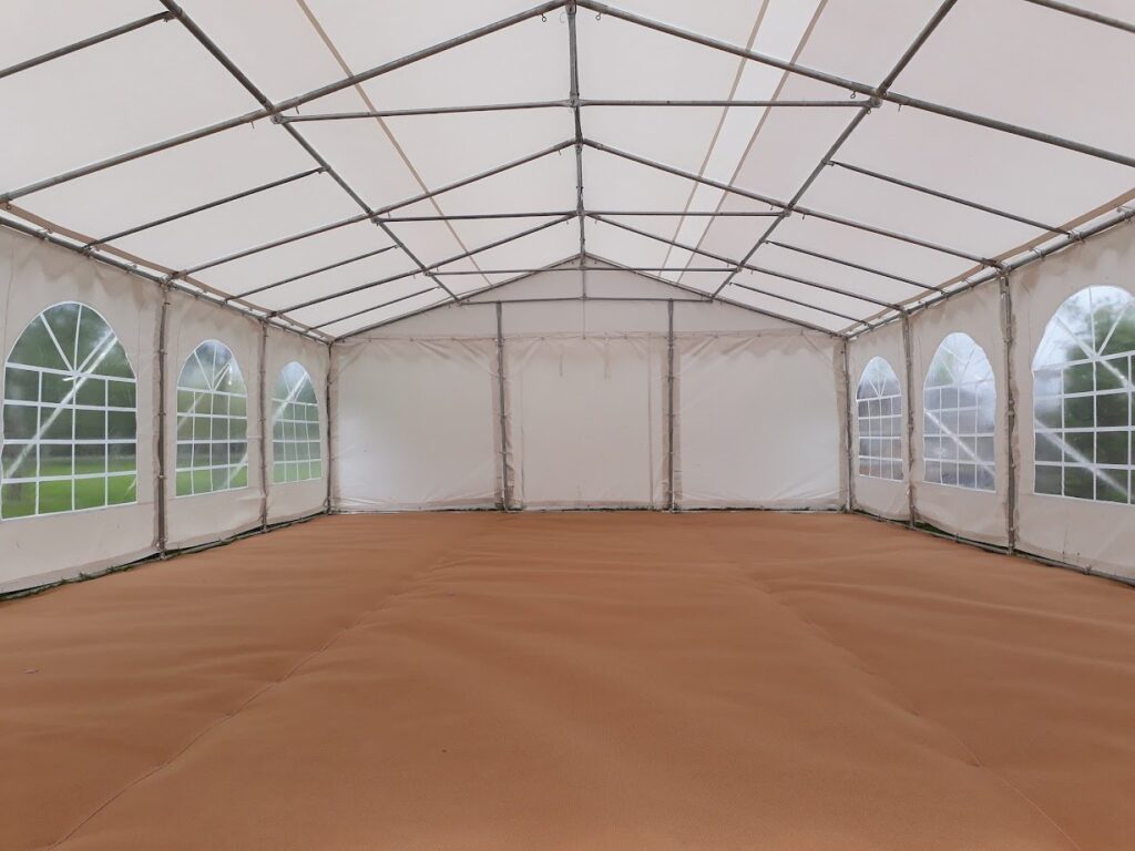 Marquee framework with Gable Uprights