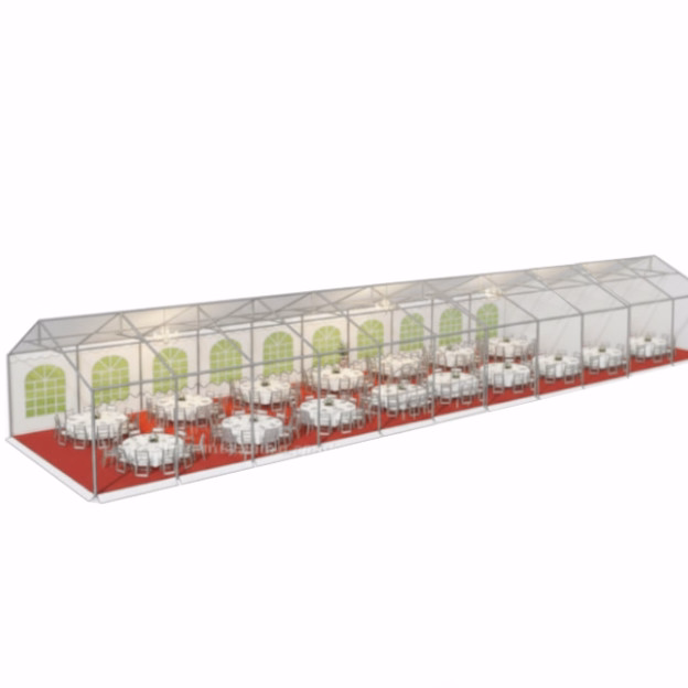 6x26m marquee capacity diagram