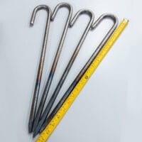 Heavy duty marquee stakes Galvanised steel marquee stakes 17mm x 50cm