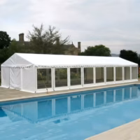 6x18m Clear Sides Marquee (Panoramic Windows)
