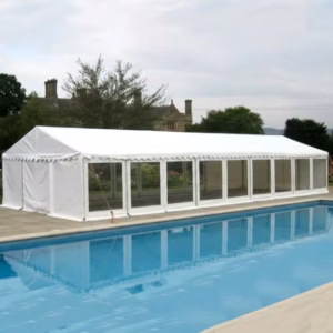 6x18m Clear Sides Marquee (Panoramic Windows)