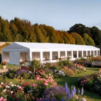 6x24m Clear sides Marquee (panoramic windows)