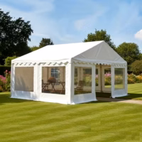 6x4m Clear Sides Marquee (Panoramic Windows)