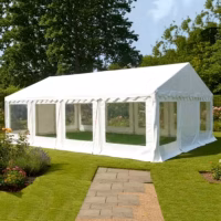 6x8m Clear Sides Marquee (Panoramic Windows)