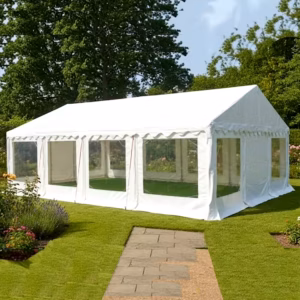 6x8m Clear Sides Marquee (Panoramic Windows)