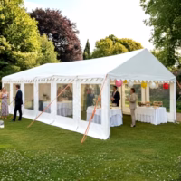 3x12m Clear sides Marquee (panoramic windows)