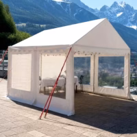 3x4m Clear sides Marquee (panoramic windows)