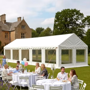 4x10m Clear sides Marquee (panoramic windows)